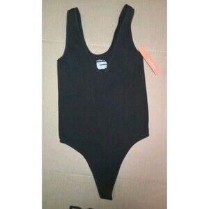 XS Colsie Women's Seamless V-Neck Body Suit - Black - X-Small